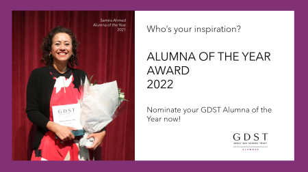GDST Alumna of the Year Award 2022 
